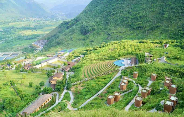 Khu nghỉ dưỡng H’Mong Village huyện Quản Bạ đạt giải thưởng Khách sạn xanh ASEAN.